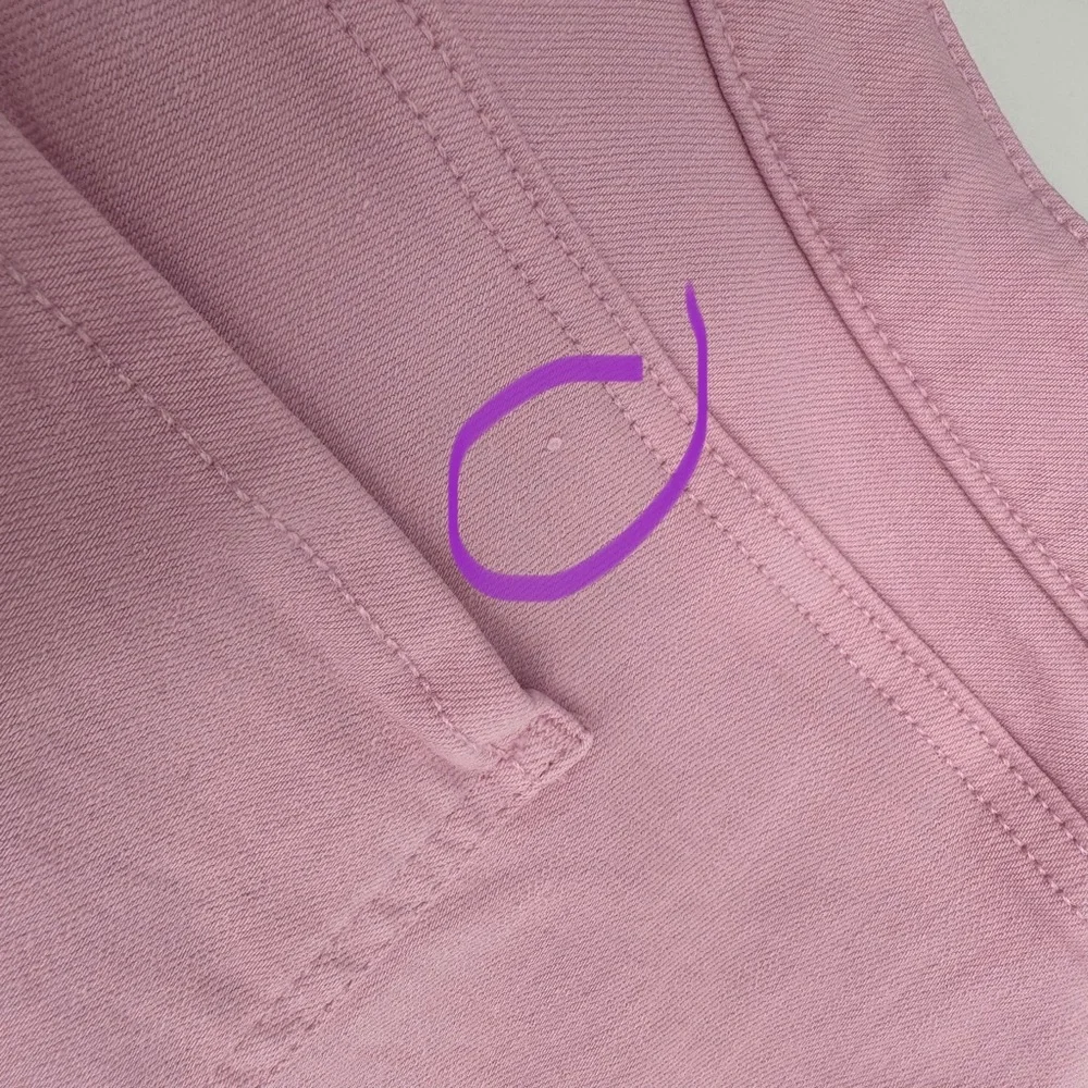 NYDJ Jeans Curves 360 Women's 26 Pink Slim Straight Ankle Stretch cfoz2637-read